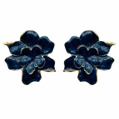 Palestro Milano Orecchini Blu Fiori di Naomi