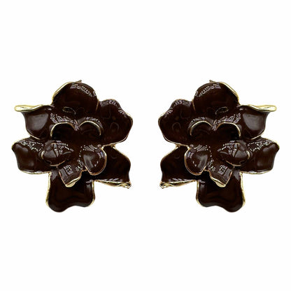 Palestro Milano Orecchini Cioccolato Fiori di Naomi