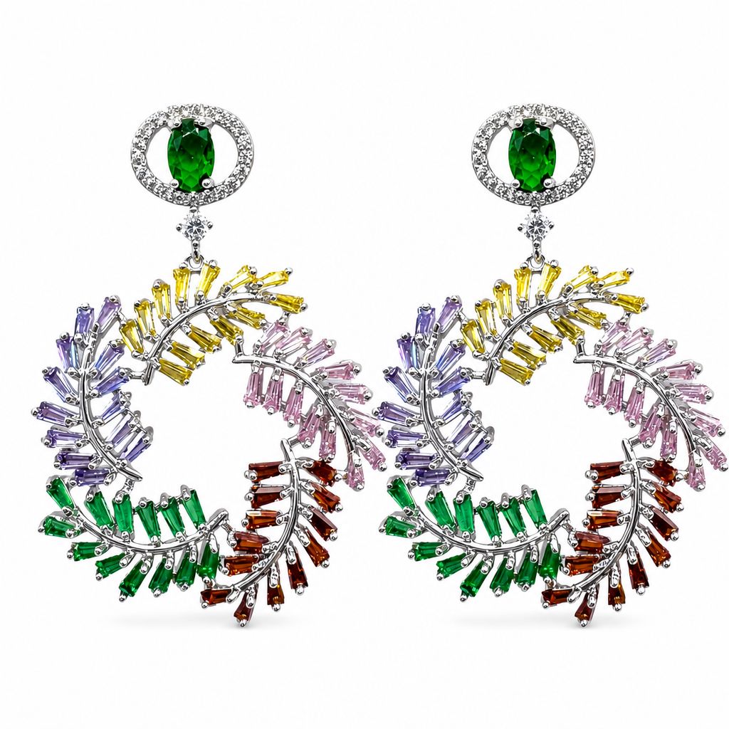 Foglie a Cerchio Multicolor