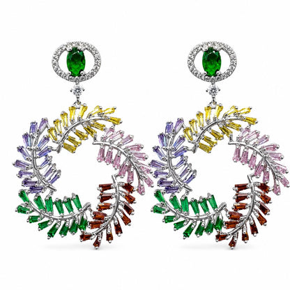 Foglie a Cerchio Multicolor