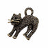 Palestro Milano Spille e spillette Black Gatto Spaventato