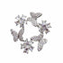 Palestro Milano Spille e spillette Silver Ghirlanda di Farfalle