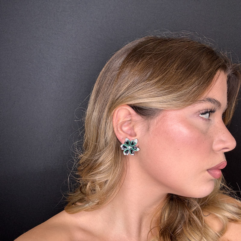 Palestro Milano Orecchini Giglio di Gemme