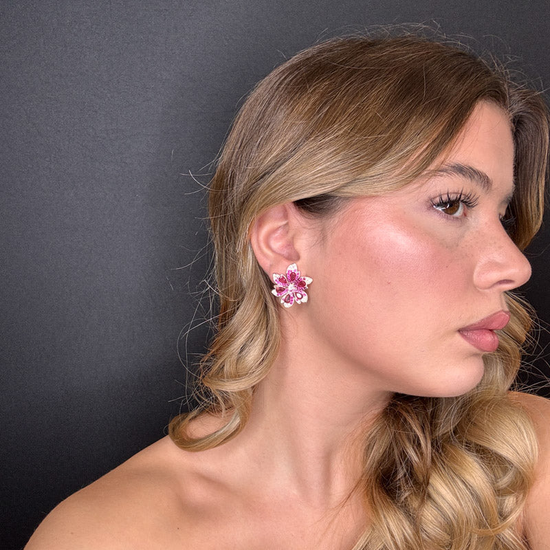 Palestro Milano Orecchini Giglio di Gemme