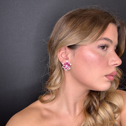 Palestro Milano Orecchini Giglio di Gemme