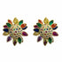 Palestro Milano Orecchini Gold - Multicolor Girasoli di Pietre