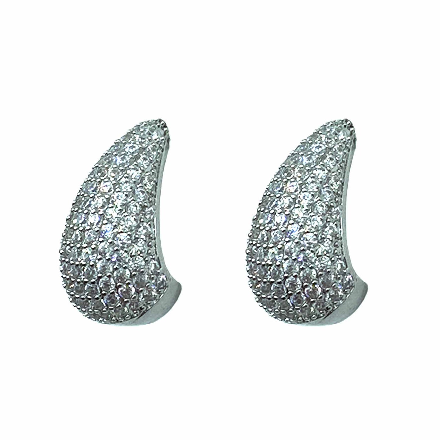 Palestro Milano Orecchini Goccia Luminosa di Pavè