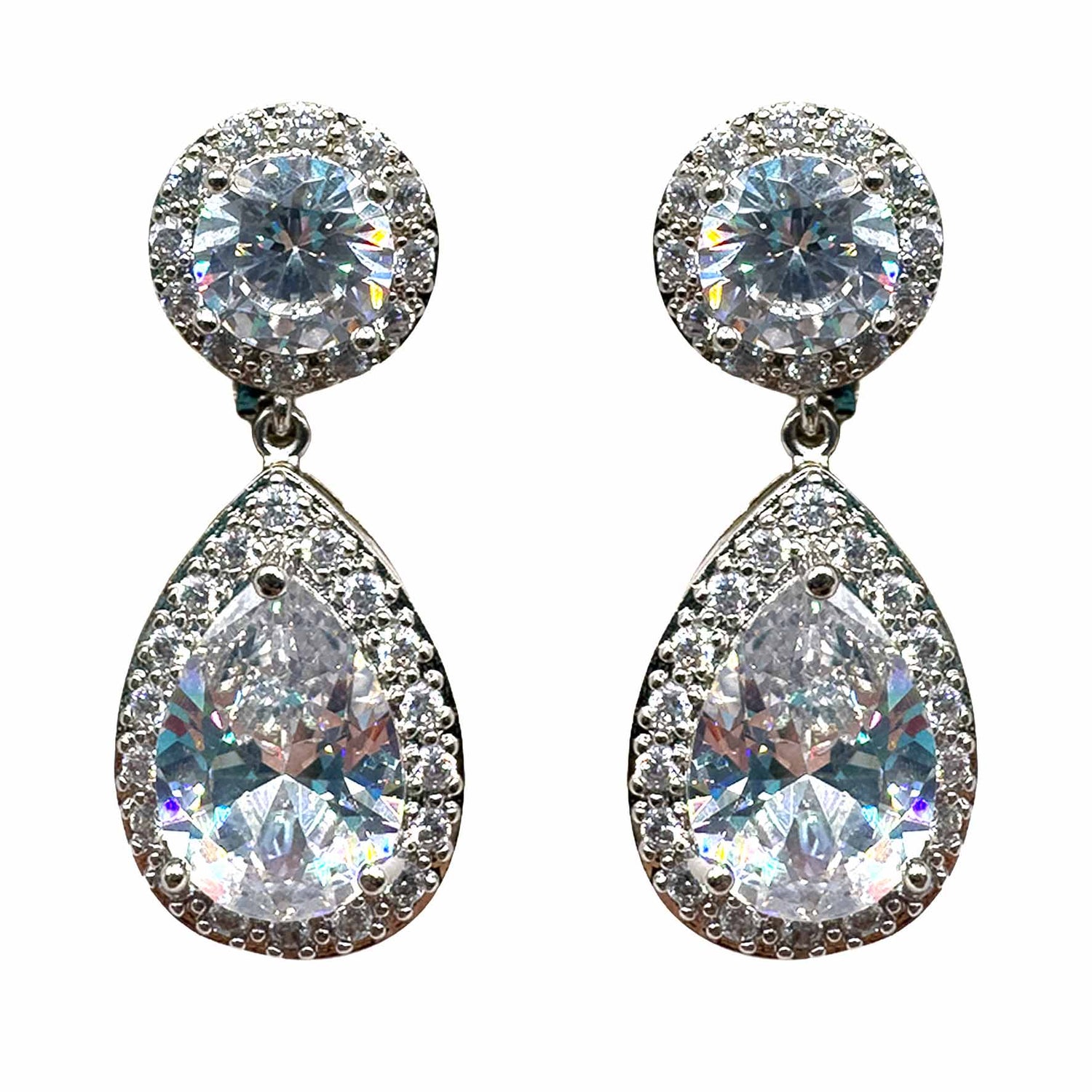 Goccia di Cristallo&amp;Zirconi - Clip