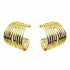 Palestro Milano Orecchini Hoops Wide Gold
