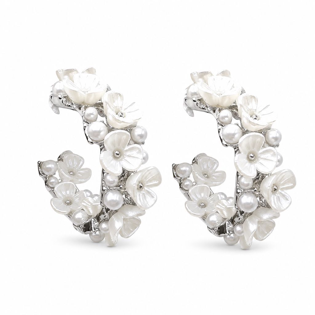 Hoops di Fiorellini &amp; Perline