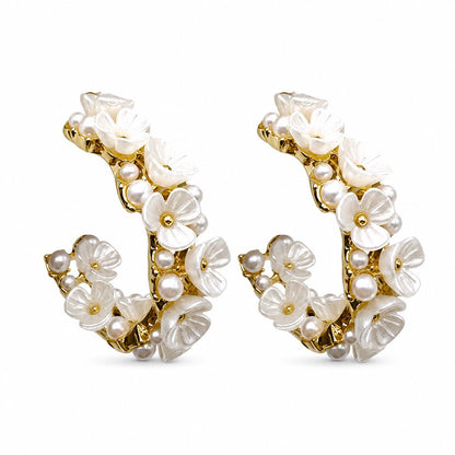 Hoops di Fiorellini &amp; Perline