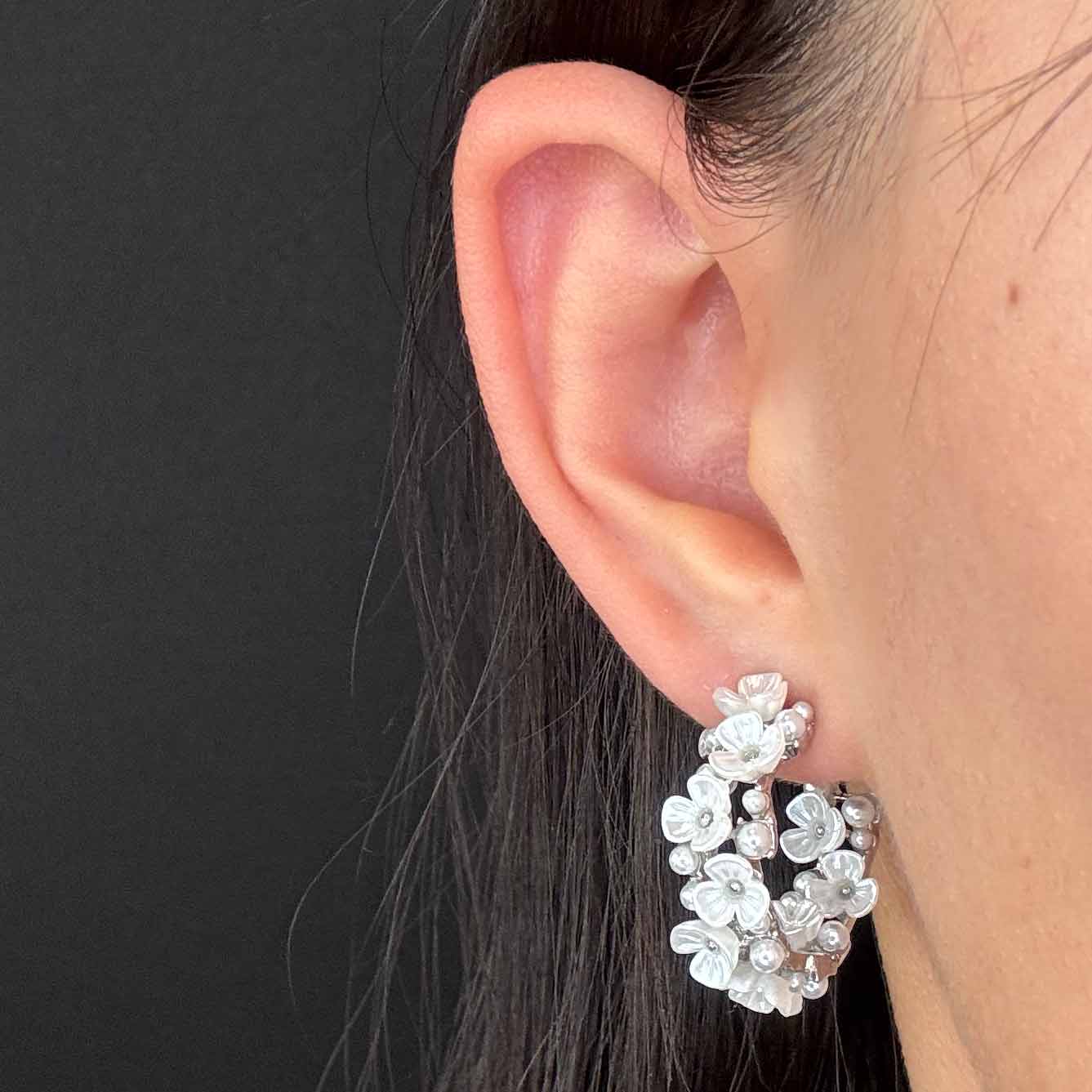 Hoops di Fiorellini &amp; Perline