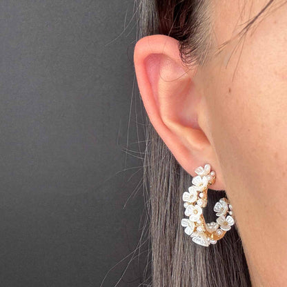 Hoops di Fiorellini &amp; Perline