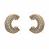 Palestro Milano Orecchini Gold Hoops di Pavè