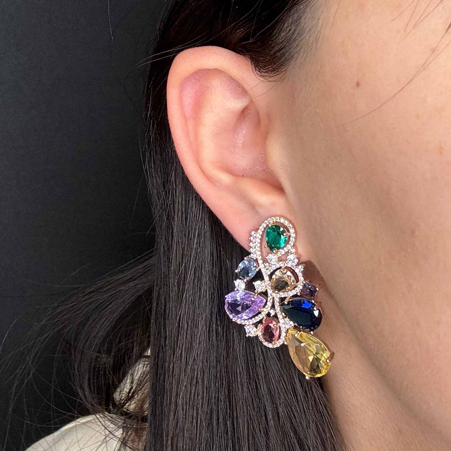 Lila Multicolor