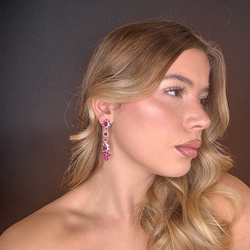 Palestro Milano Orecchini Lily di Cristallo