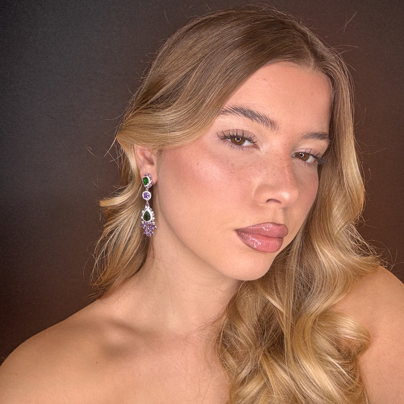 Palestro Milano Orecchini Lily di Cristallo