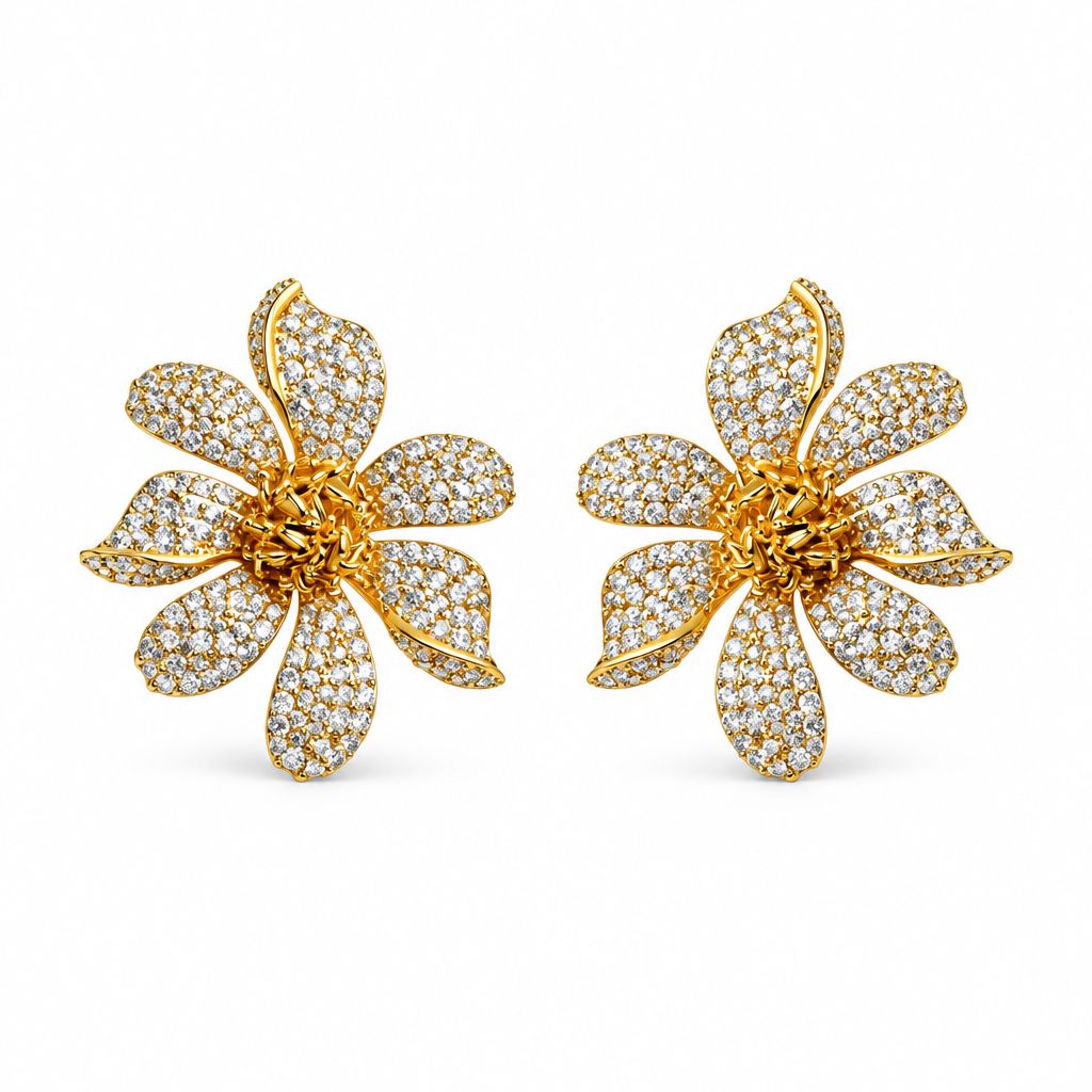 Margherite di cristalli&amp;zirconi