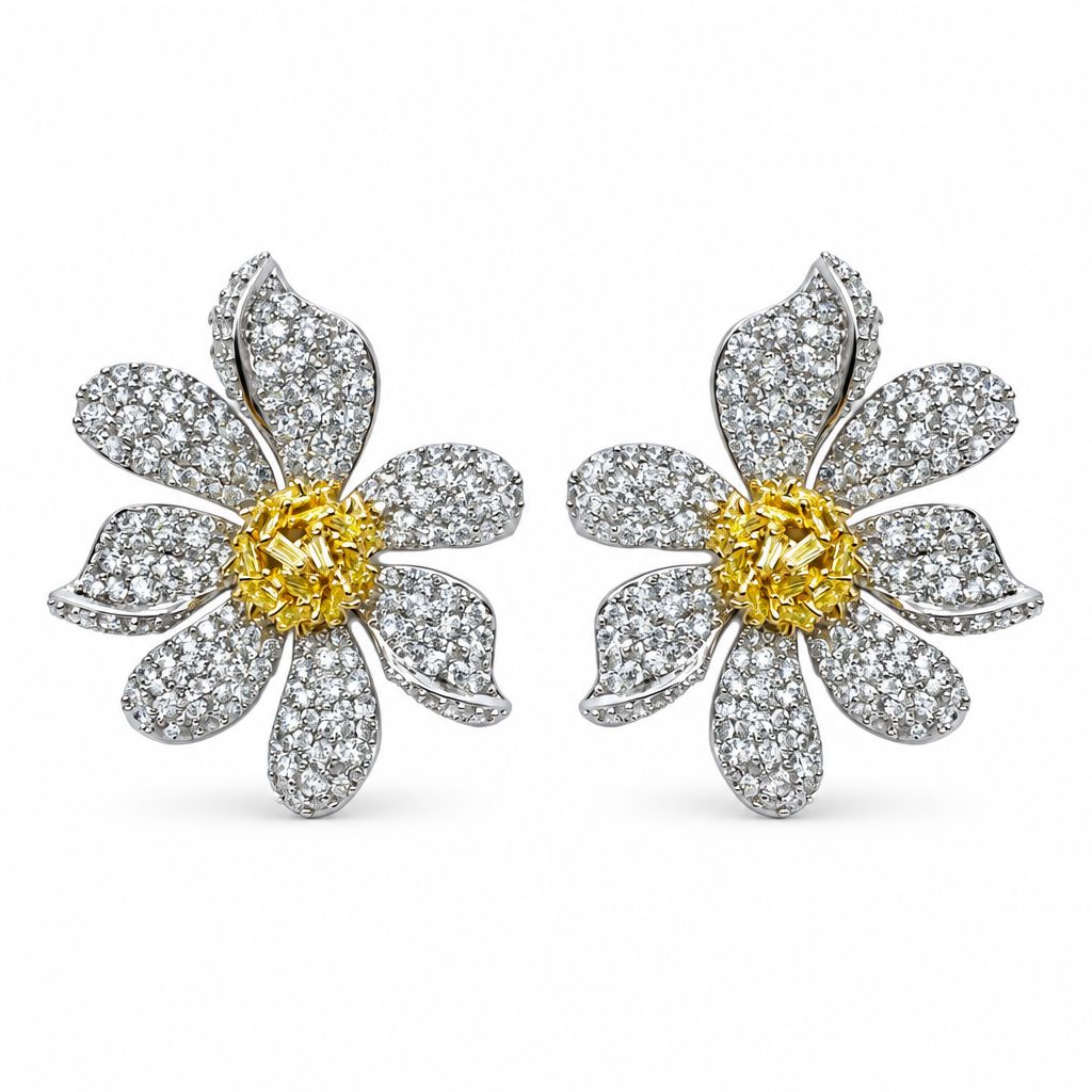 Margherite di cristalli&amp;zirconi
