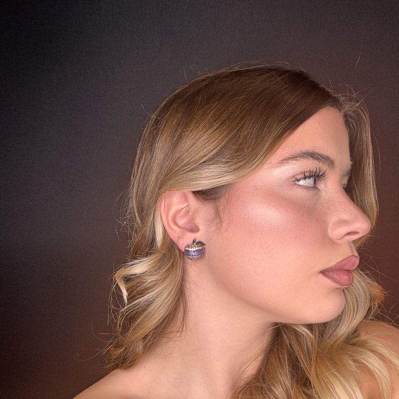 Palestro Milano Orecchini Mele di Pavè