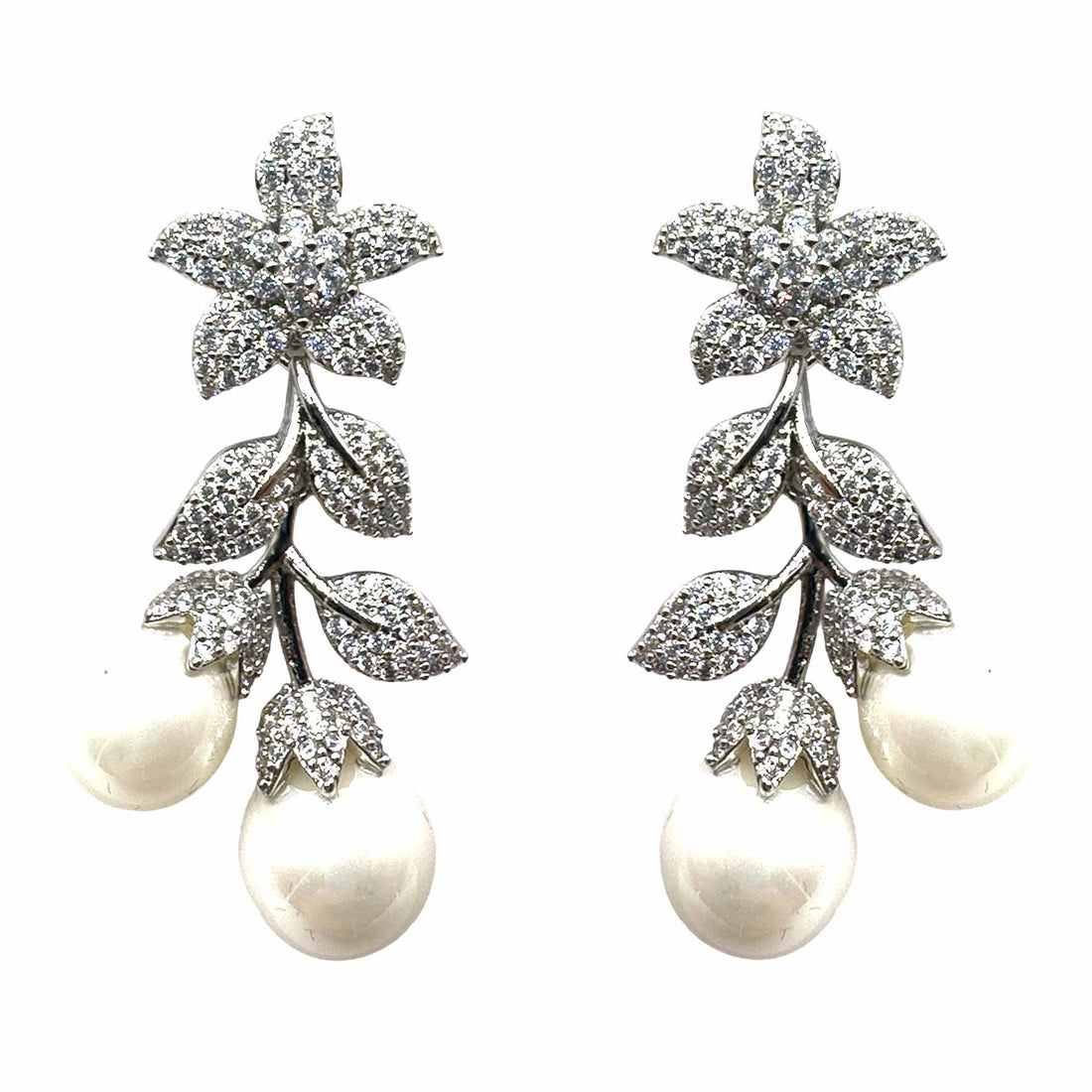 Mini Edera con Fiore &amp; Perle