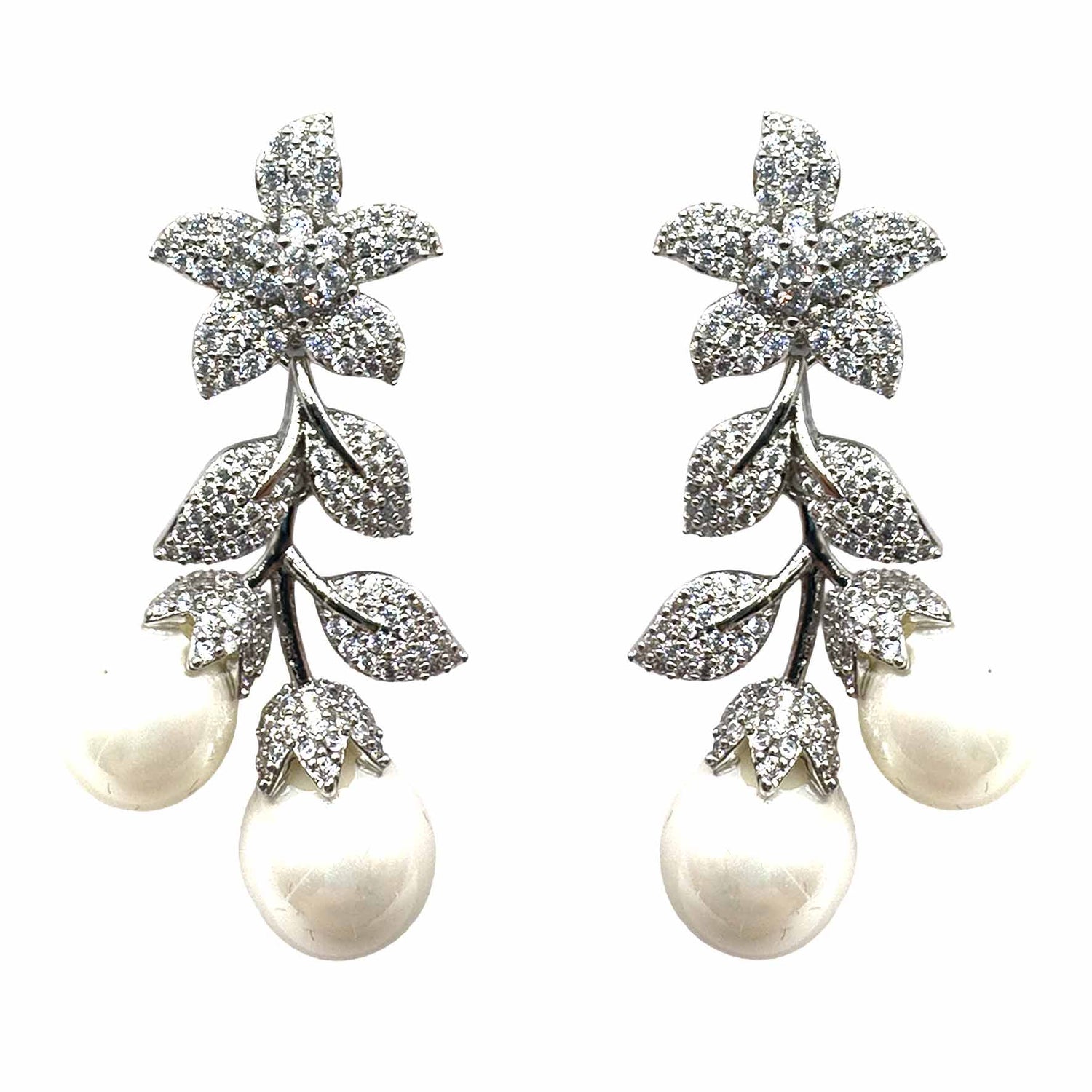 Mini Edera con Fiore &amp; Perle