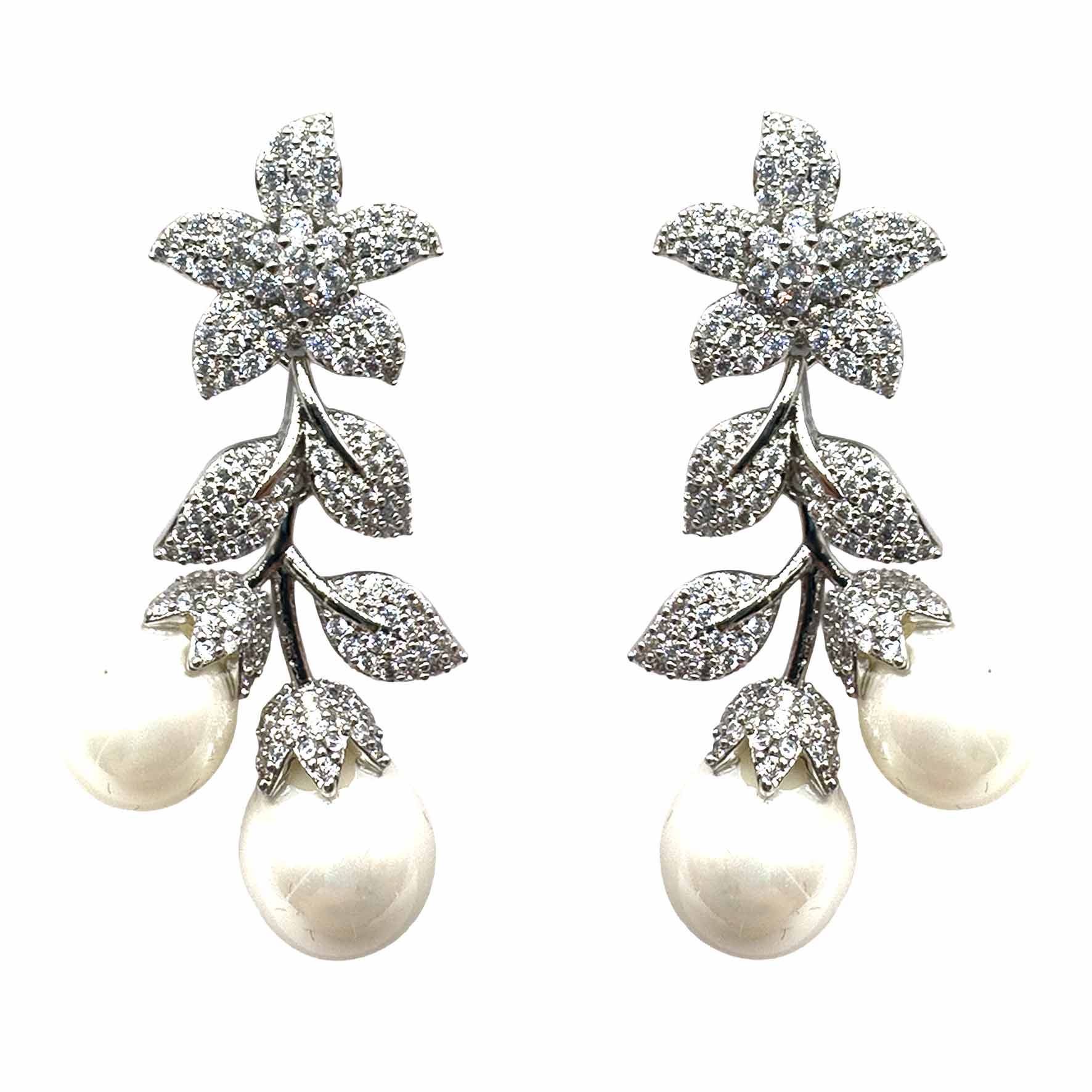 Mini Edera con Fiore &amp; Perle