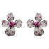 Palestro Milano Orecchini Fucsia Mini Fiorellino