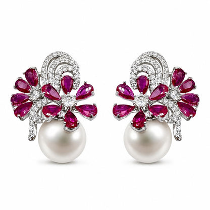 Mini Flowers With Pearls