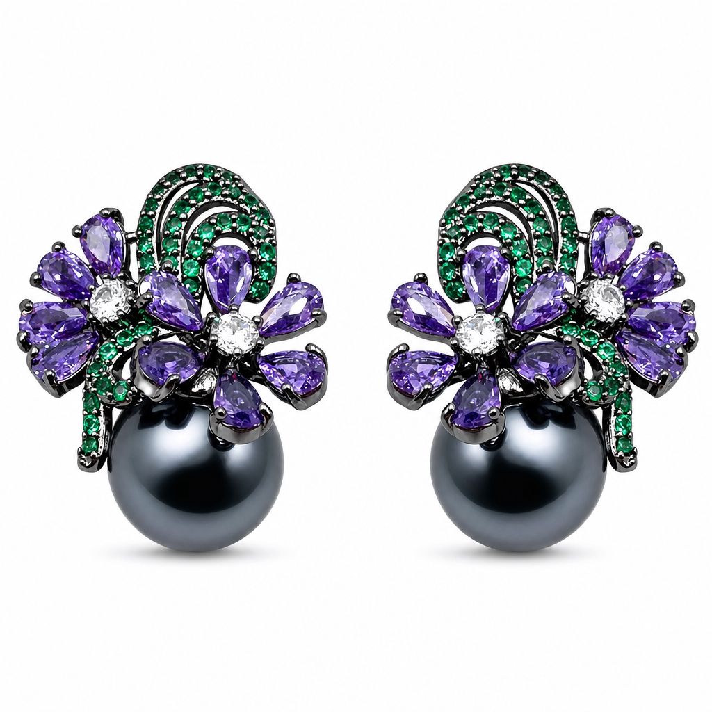 Mini Flowers With Pearls