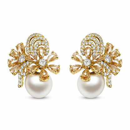 Mini Flowers With Pearls