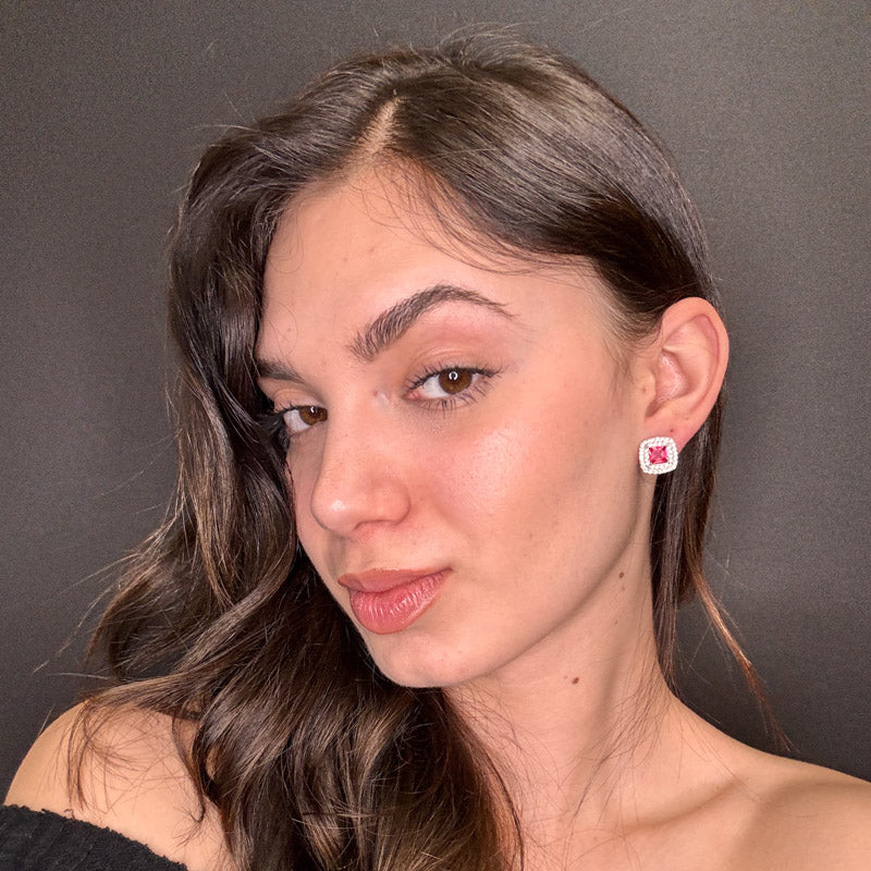 Palestro Milano Orecchini Mini Gemme di Pavè