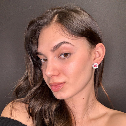 Palestro Milano Orecchini Mini Gemme di Pavè