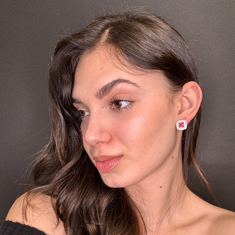 Palestro Milano Orecchini Mini Gemme di Pavè