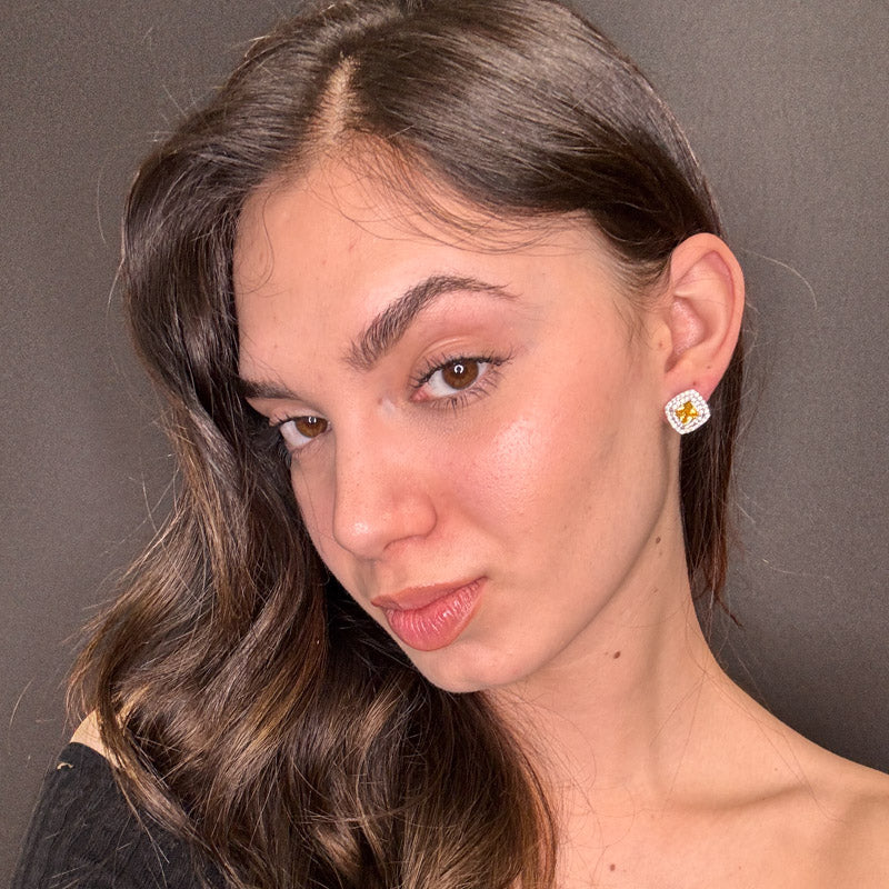 Palestro Milano Orecchini Mini Gemme di Pavè