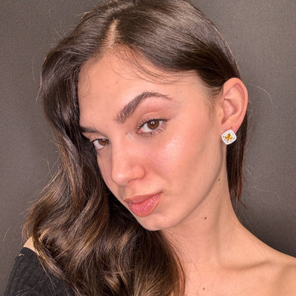 Palestro Milano Orecchini Mini Gemme di Pavè