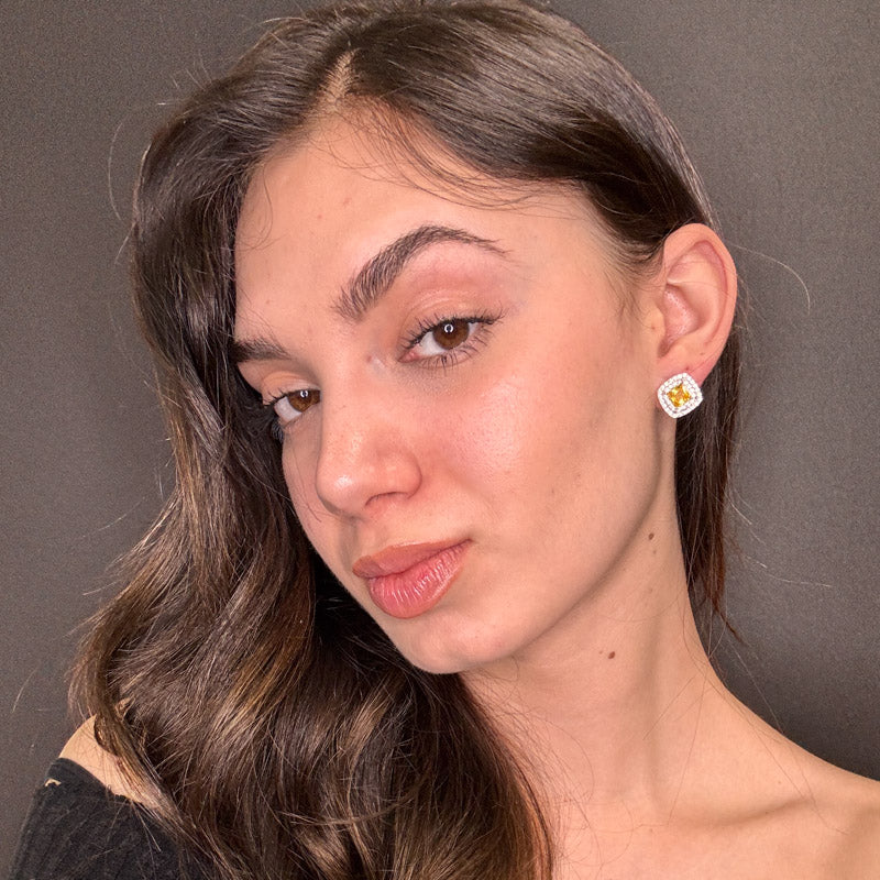 Palestro Milano Orecchini Mini Gemme di Pavè