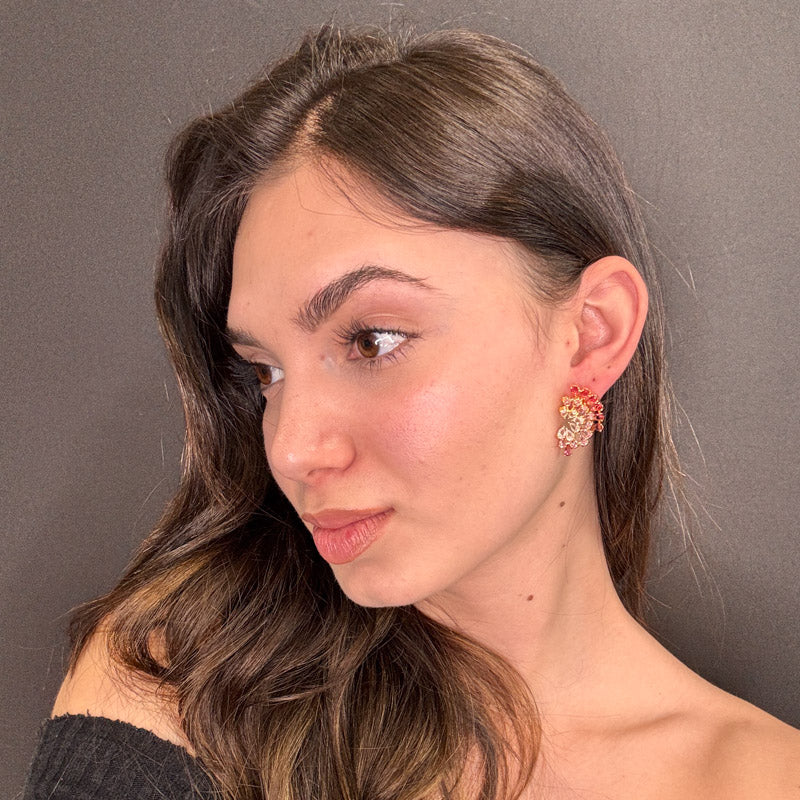 Palestro Milano Orecchini Mini Pavone