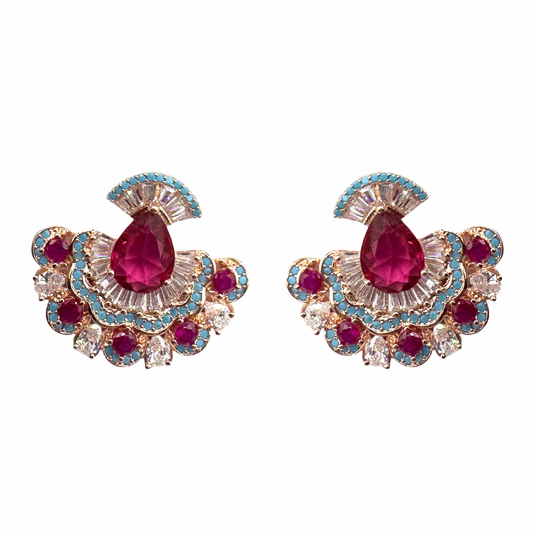 Palestro Milano Orecchini Mini Ventaglio