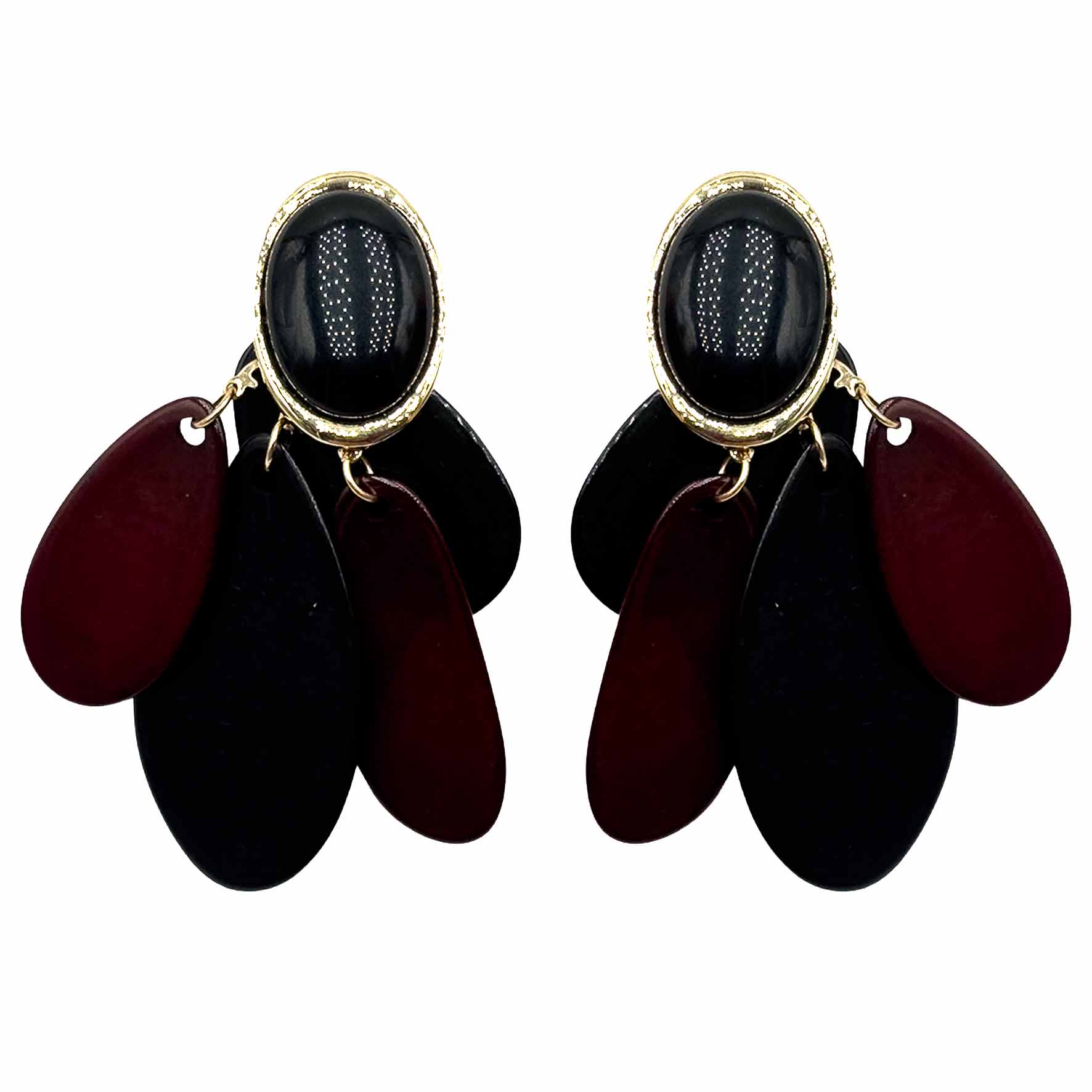 Palestro Milano Orecchini Black Moana