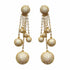 Palestro Milano Orecchini Multi Cerchi Gold Pendenti