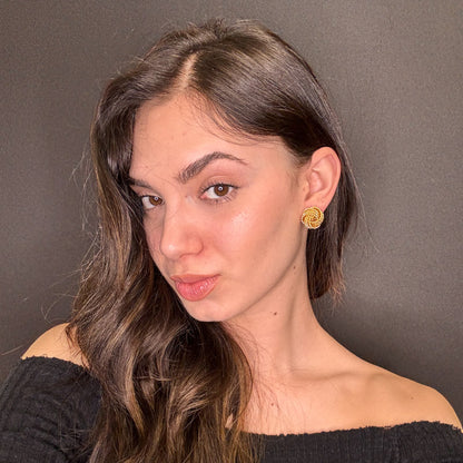 Palestro Milano Orecchini Nodo Gold