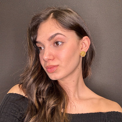 Palestro Milano Orecchini Nodo Gold
