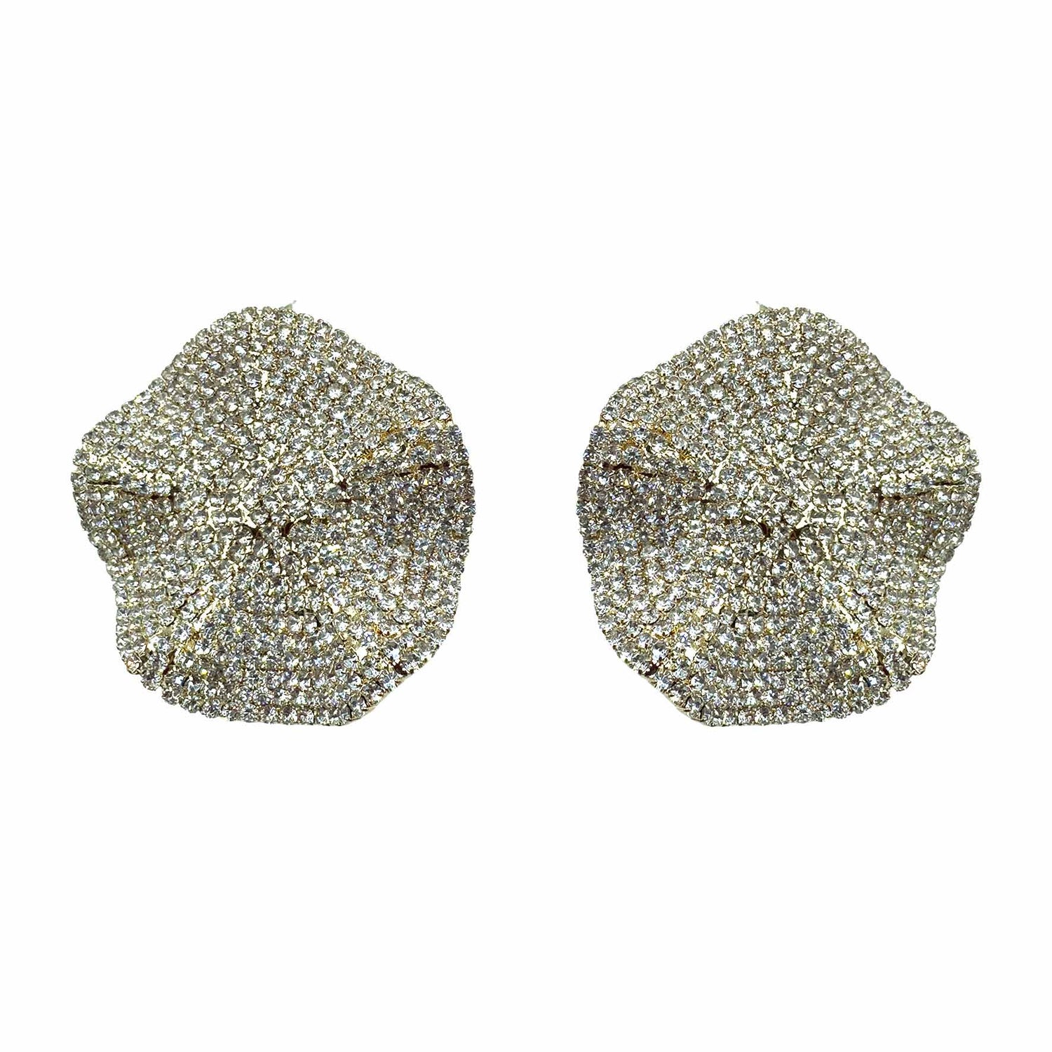 Palestro Milano Orecchini Gold Onde di Pietre