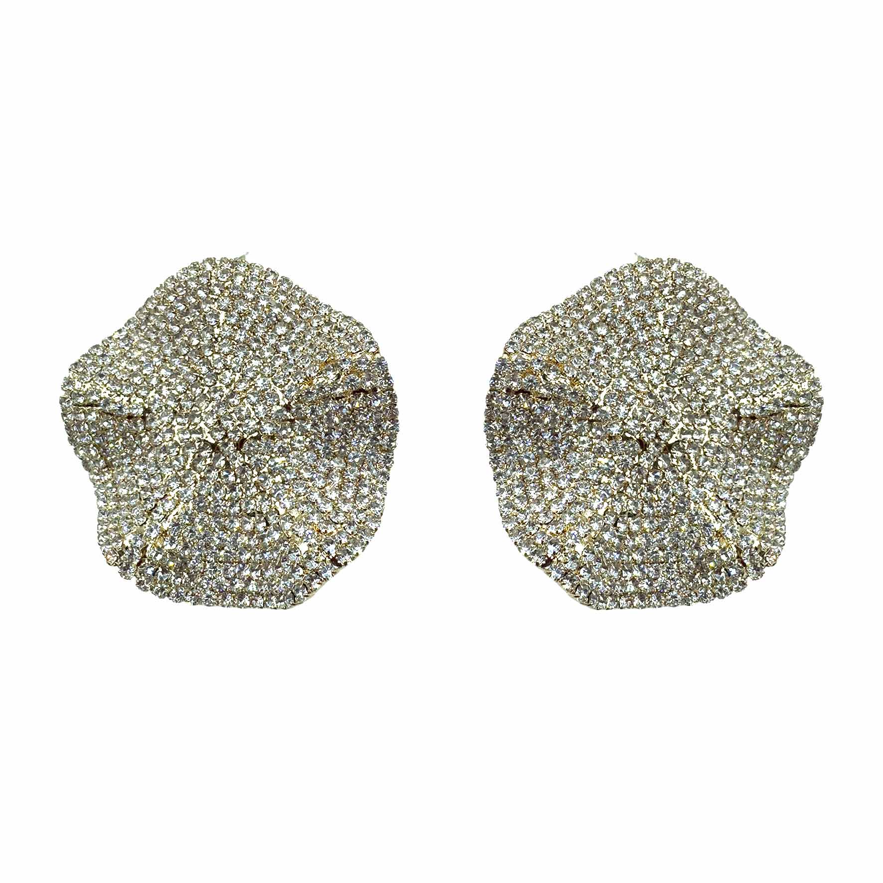 Palestro Milano Orecchini Gold Onde di Pietre