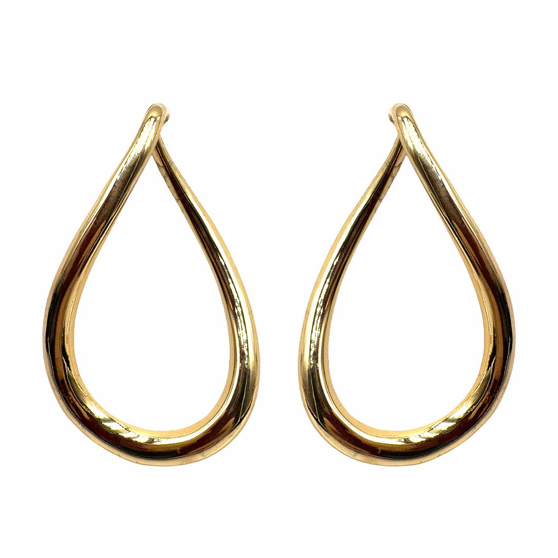 Palestro Milano Orecchini Ovale Lungo Gold Plated