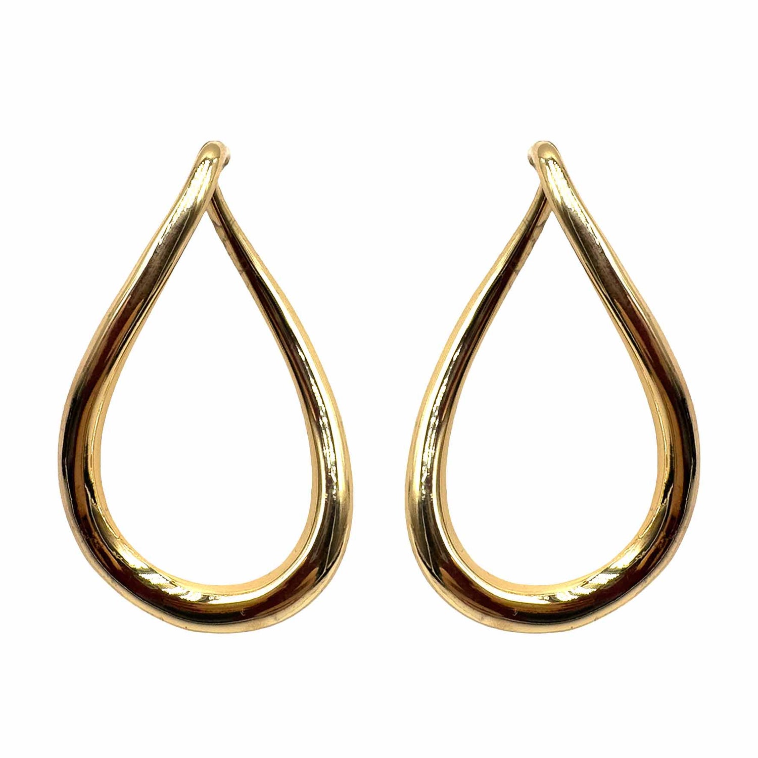 Palestro Milano Orecchini Ovale Lungo Gold Plated