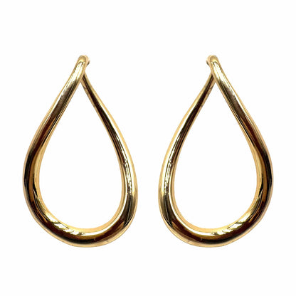 Palestro Milano Orecchini Ovale Lungo Gold Plated