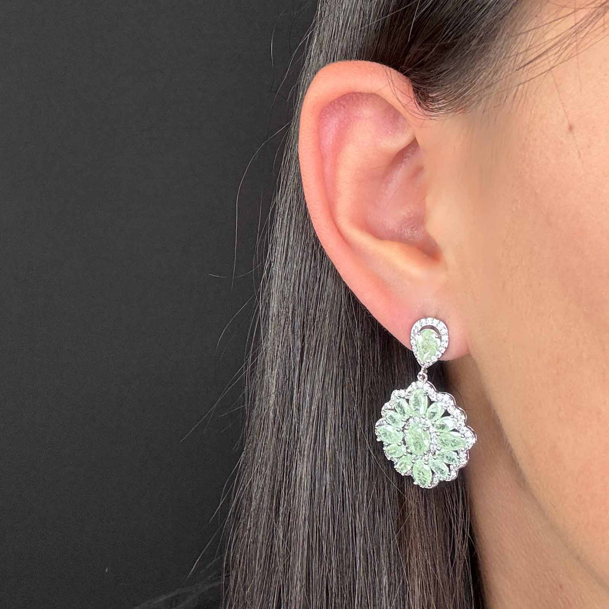 Ovale di Ghiaccio Colorato