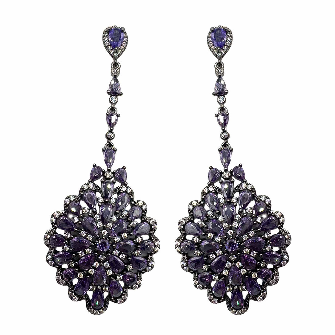 Palestro Milano Orecchini Ovale di Magia Violet